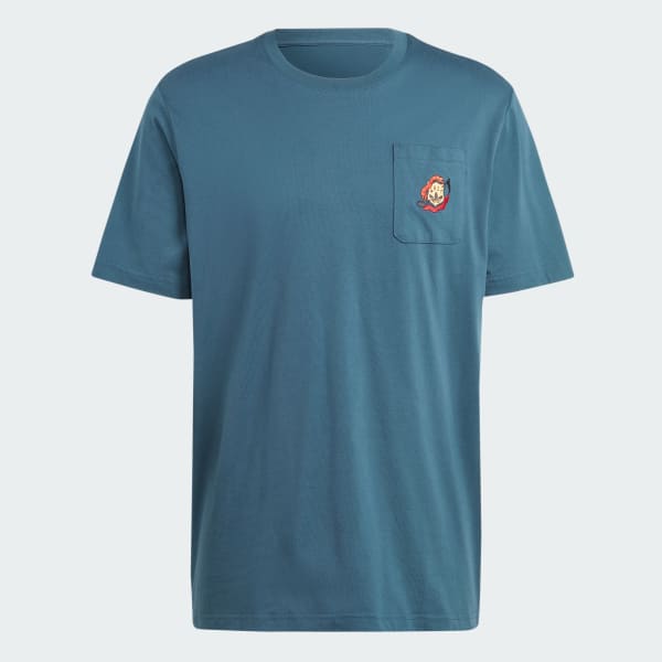 Turquesa Remera Leisure Note