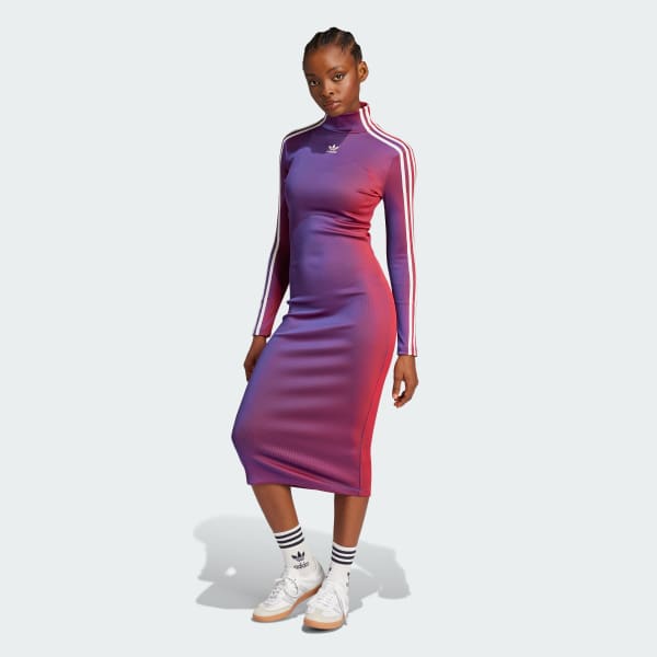 Rasant Rib Long Sleeve Kleid
