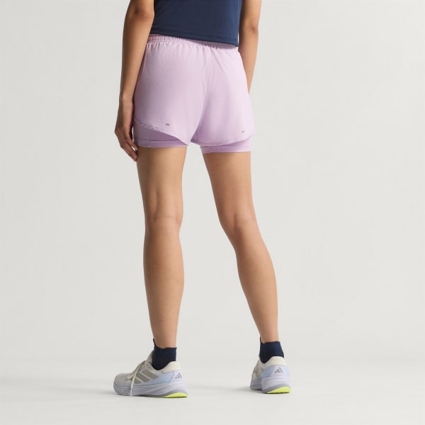 Lilla BMW BERLIN-MARATHON 2025 2IN1 SHORTS TIL KVINDER