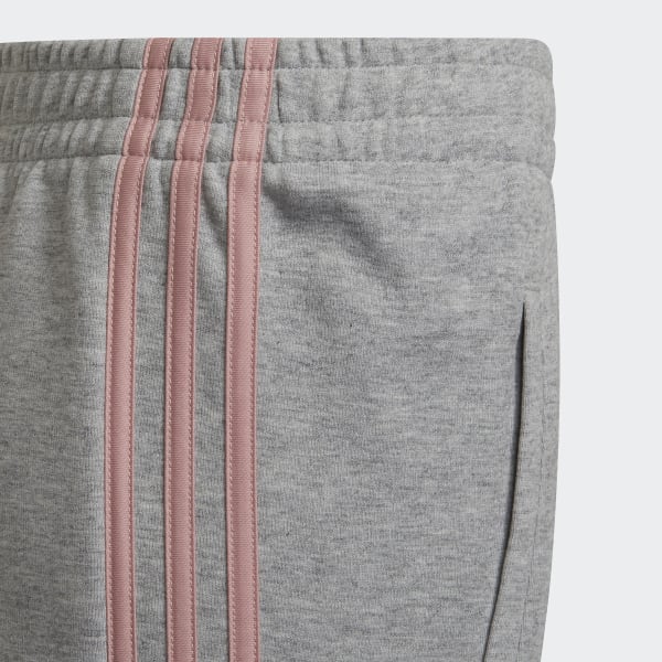 Grey 3-Stripes Tapered Leg Pants