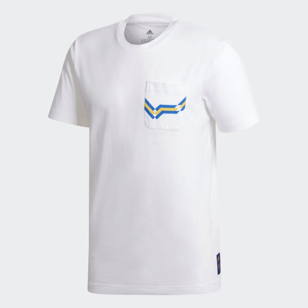 Remera blanca de boca adidas on sale