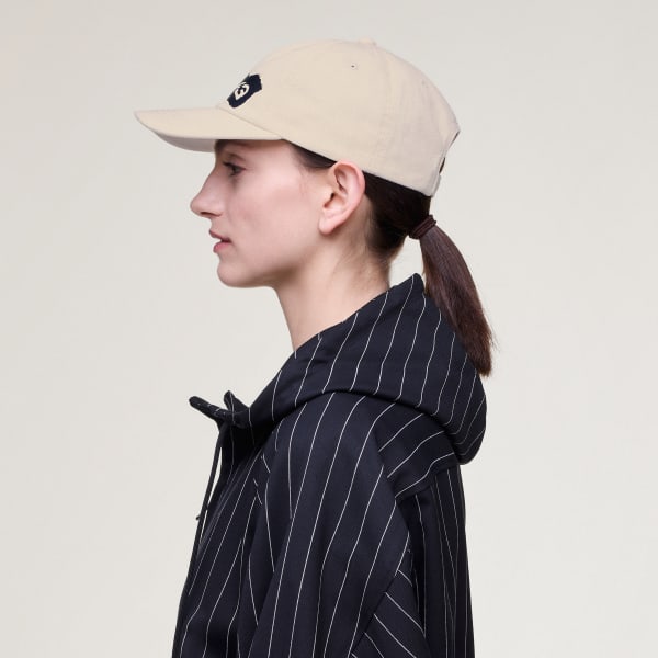Beige Y-3 GRAPHIC DAD CAP