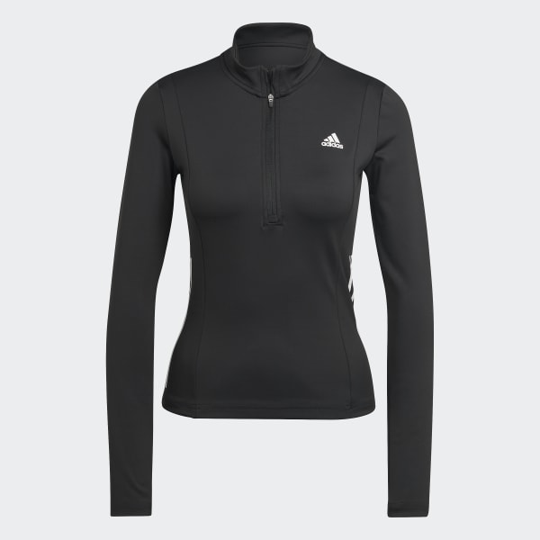Schwarz Hyperglam Training 1/4-Zip Longsleeve BVR33