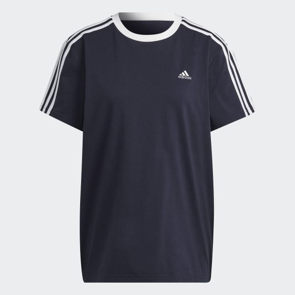 Blauw Essentials 3-Stripes T-shirt