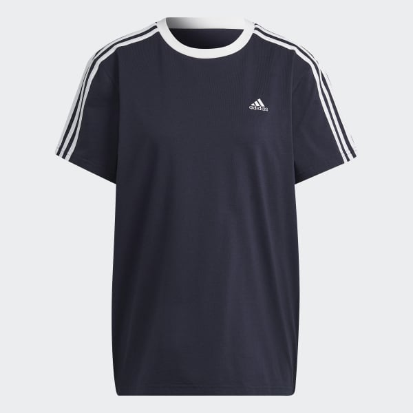 modrá Tričko Essentials 3-Stripes