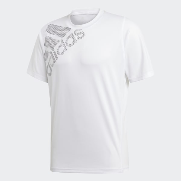 blanc T-shirt FreeLift Badge of Sport Graphic