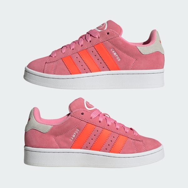 Pink and orange adidas shoes on sale