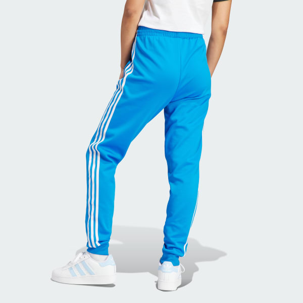 adidas Adicolor Classics Cuffed Track Pants - Blue | Women's Lifestyle ...