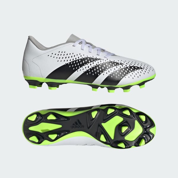 adidas Predator .4 Astro Turf Football Boots Juniors Wht/Blk/Lemon, £28.00