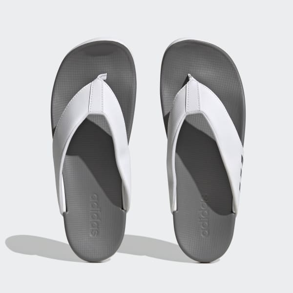 Adidas cloud flip flops sales