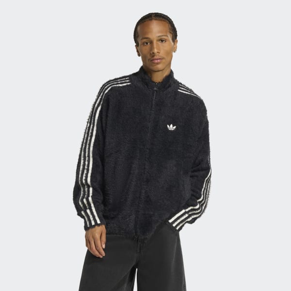 adidas FAUX MOHAIR CLASSIC TRACKTOP - Black | adidas Switzerland