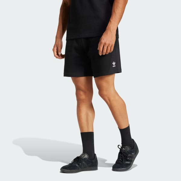 Noir Short gaufré All Blacks Essentials