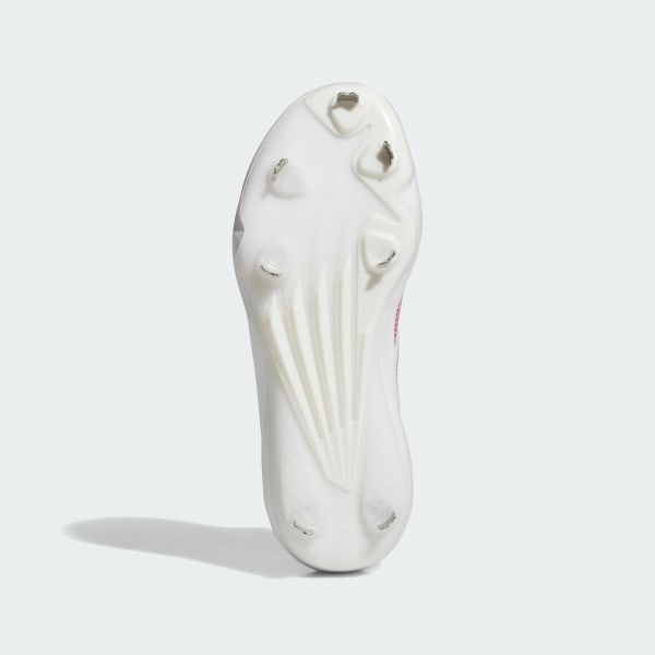 White Adizero Impact 2.0 baseball Cleats