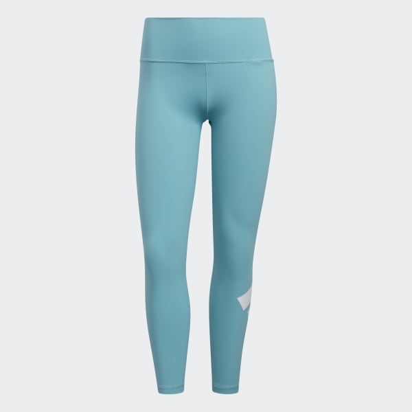 Turquoise Believe This 2.0 Logo 7/8 Tights BS844
