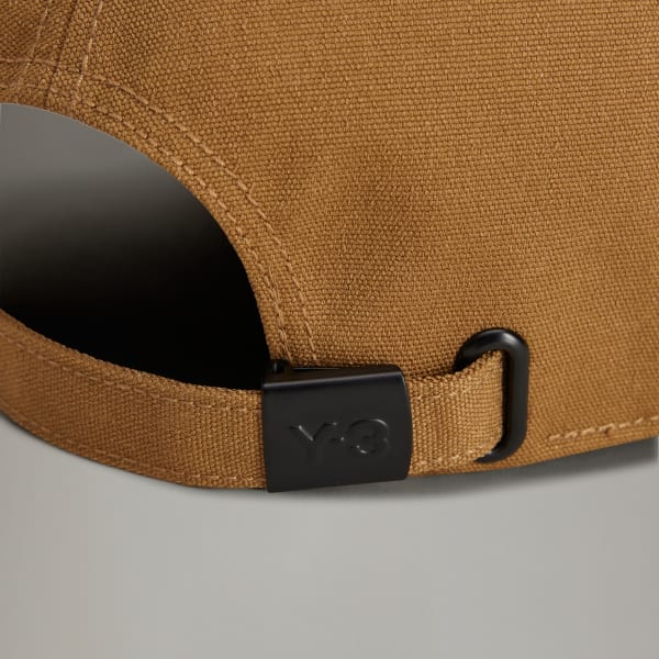 Brown Y-3 Logo Cap