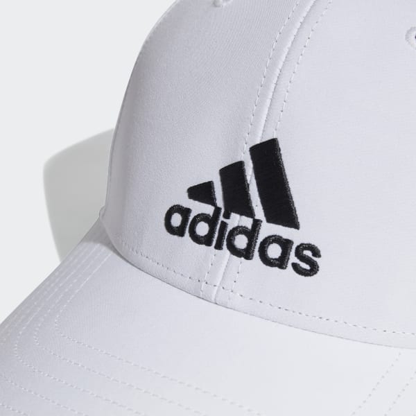 Hvit Lightweight Embroidered Baseball Caps