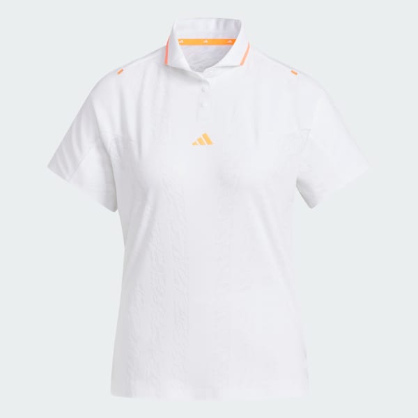 ホワイト 【ゴルフ】アルティメット365 ツアー クライマクール ジャカード 半袖 ポロシャツ