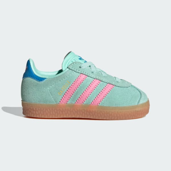 Gronn Gazelle Comfort Closure Elastic Laces Sko, barn