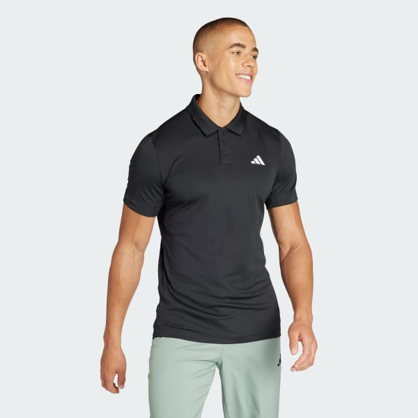 adidas Men's Tennis Tennis FreeLift Polo Shirt - Black adidas US