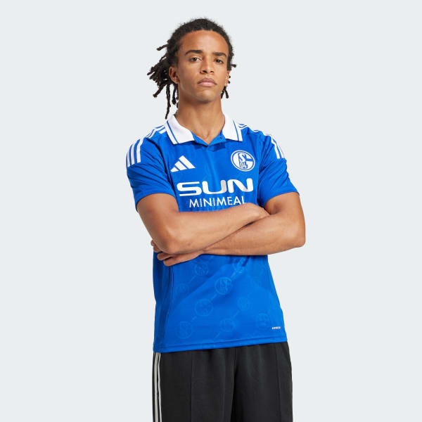 Niebieski Koszulka FC Schalke 04 24/25 Home