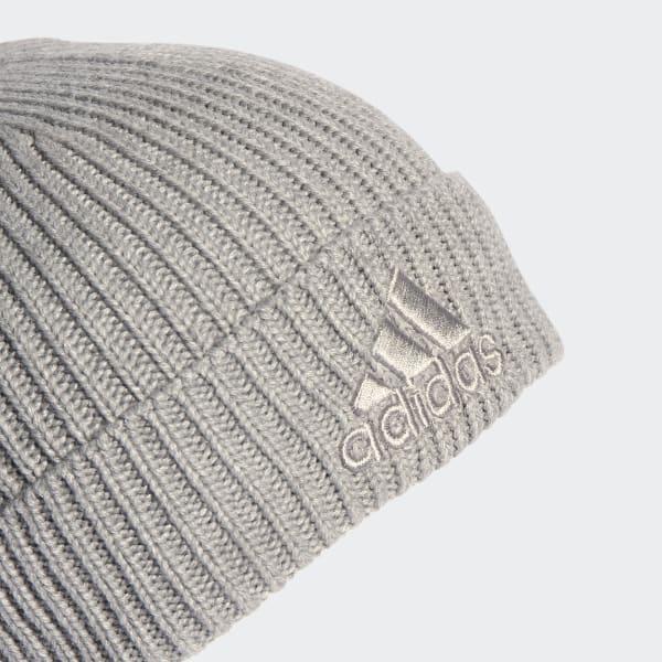 Grey Two-Colored Logo Beanie