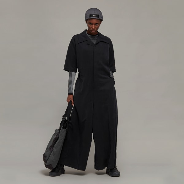 Schwarz Y-3 Jumpsuit