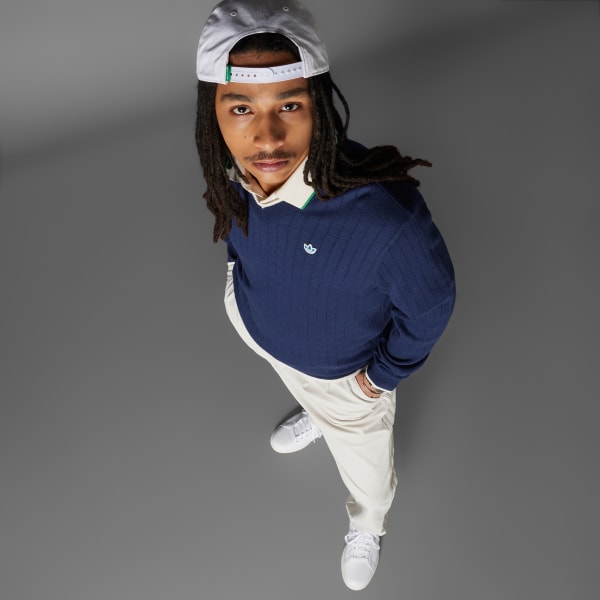 Bleu Sweat-shirt maille cachemire Originals