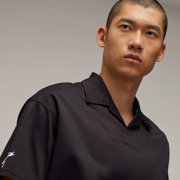 adidas Y-3 Real Madrid Travel Short Sleeve Polo Shirt - Black | adidas  Singapore
