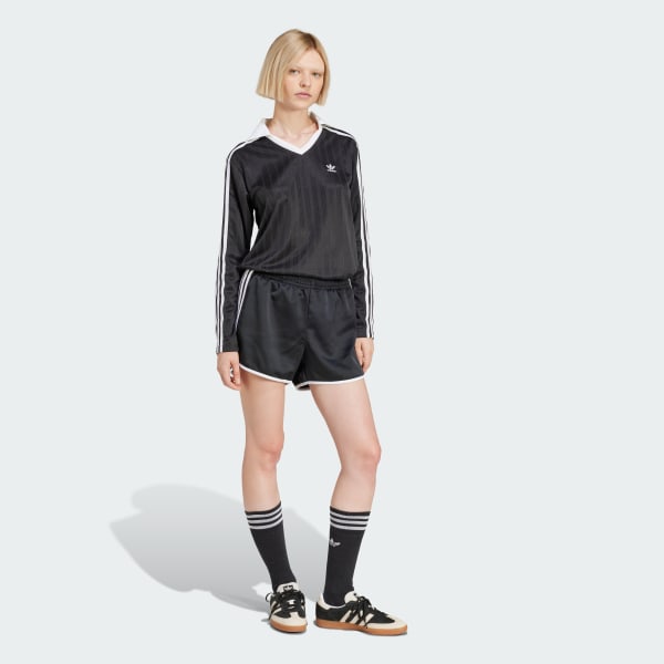 Black Adicolor 3-Stripes Sprinter Shorts