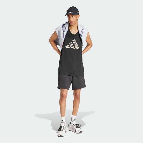 Negro Playera Sin Mangas de Entrenamiento Pride