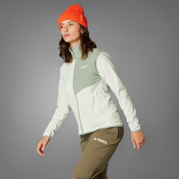 Verde Campera Terrex Multi Cierre Frontal Algodón Perchado