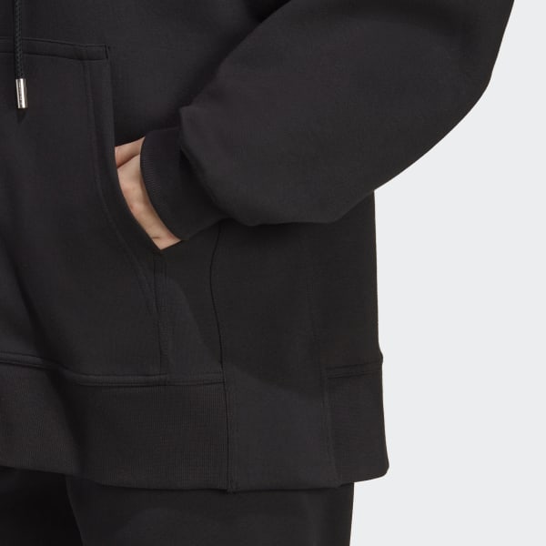 Noir Veste à capuche entièrement zippée adidas by Stella McCartney