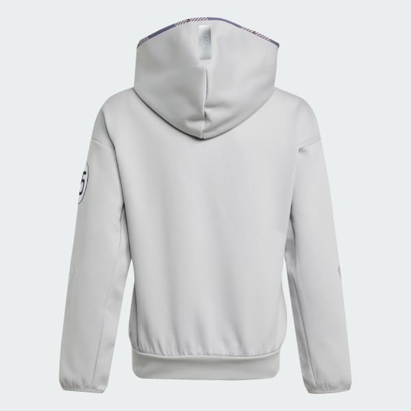 Grey Mercedes - AMG Petronas Formula One Team Silver Arrows Full-Zip Hood Kids