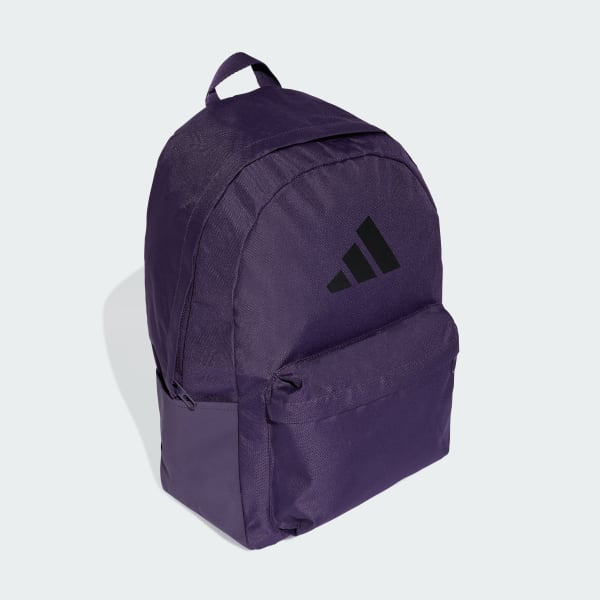Purple Classic 3 Bar Logo Backpack