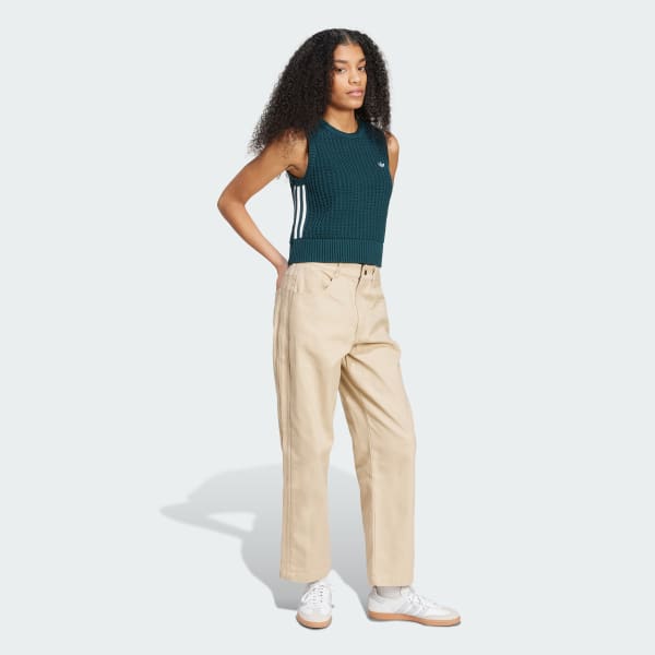 Green Adicolor Knitted Vest