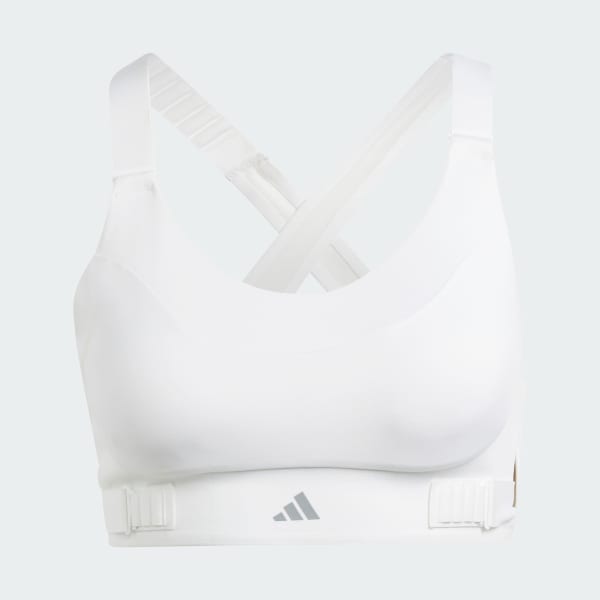 Blanco Top Deportivo Collective Power Fastimpact Luxe Soporte Alto