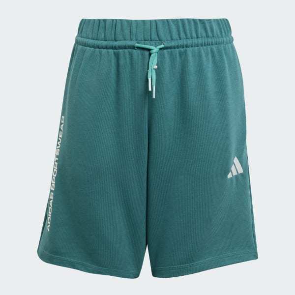 Groen adidas French Terry Slogan Short Jongens
