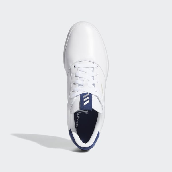 Blanc Chaussure de golf Adicross Retro