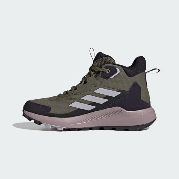 adidas Terrex Anylander Mid Rain.Rdy Hiking Sneakers - Green