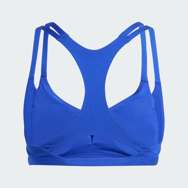 adidas Aeroimpact Luxe Training Light-Support Bra Blue adidas