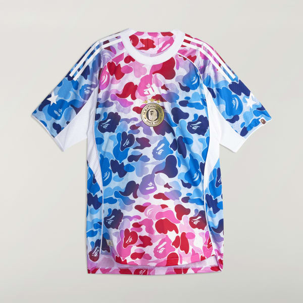 adidas BAPE SOCCER JERSEY - Blue | Free Shipping with adiClub