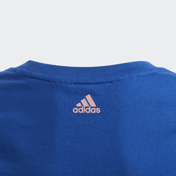 adidas Linear Colorblock T Shirt Blau | adidas Austria adidas Linear Colorblock T Shirt Blau | adidas Austria