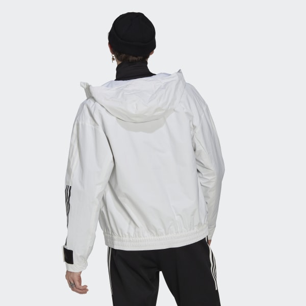 White 3-Stripes Storm Jacket