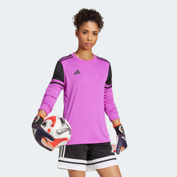 Rosa Camiseta de arquero Squadra 25 para niños con mangas largas