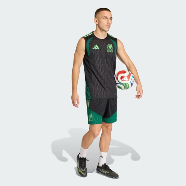 Black Mexico 26 Tiro Sleeveless Jersey