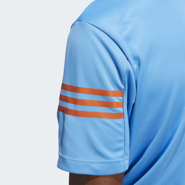 Blue 3-Stripes Polo Shirt RK545