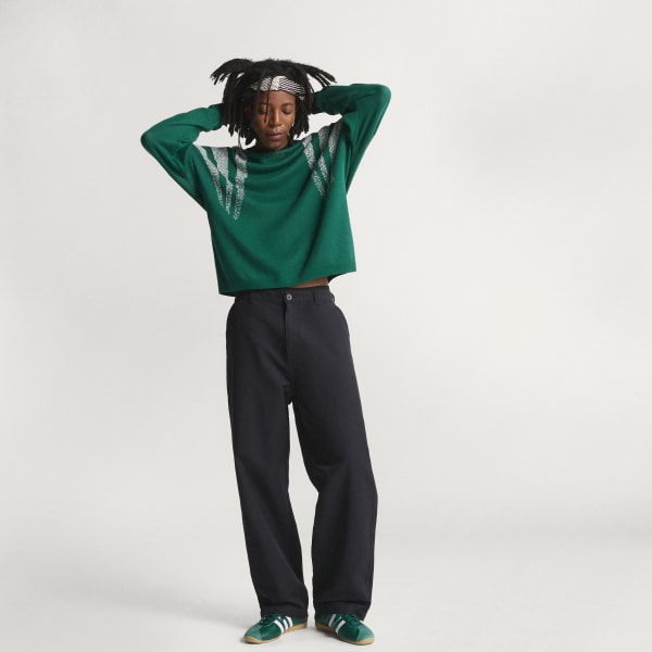 Verde MAGLIA SANTIAGO LOOSE FULLY FASHION KNIT