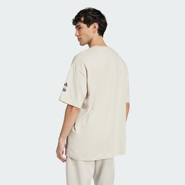Beige ADIDAS STAR WARS THE MANDALORIAN LOOSE FIT T-SHIRT