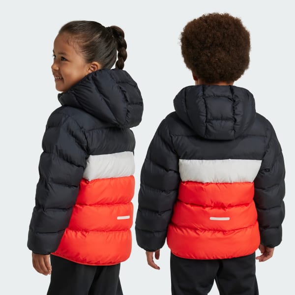 Black Synthetic Down Jacket