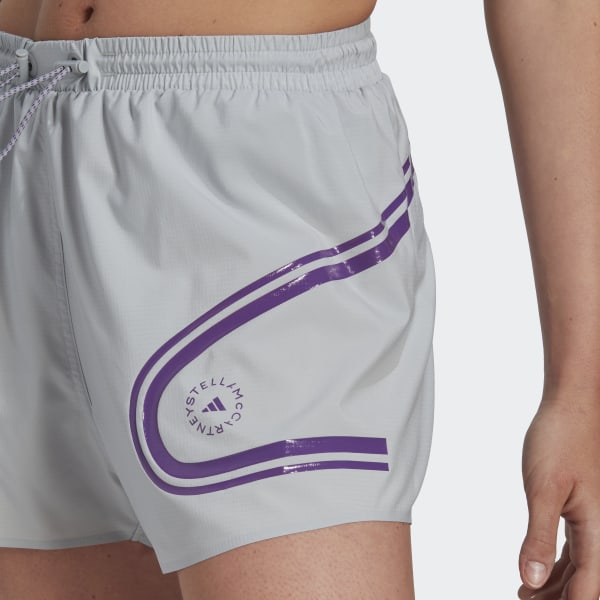 Grigio Short da running adidas by Stella McCartney TruePace Z4301